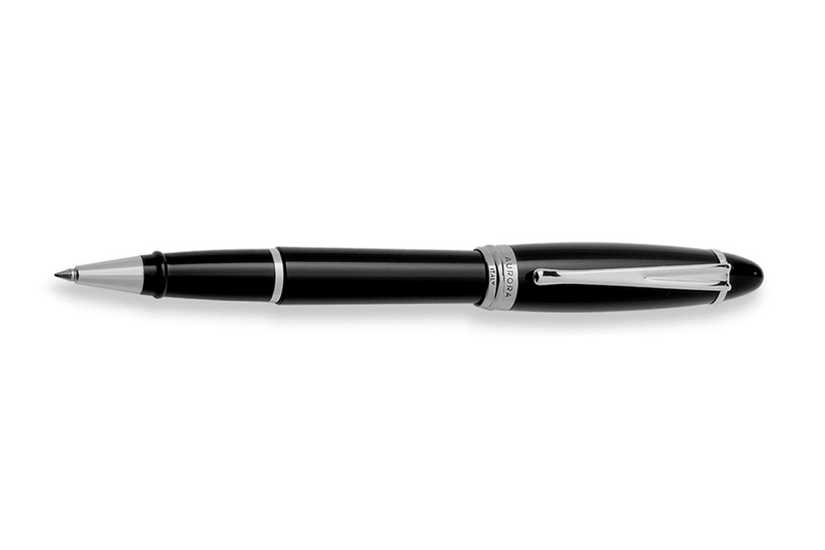 Aurora Ipsilon Resin Black CT Rollerball